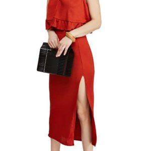 Free People No Excuses Two-Piece Ribbed Skirt Set